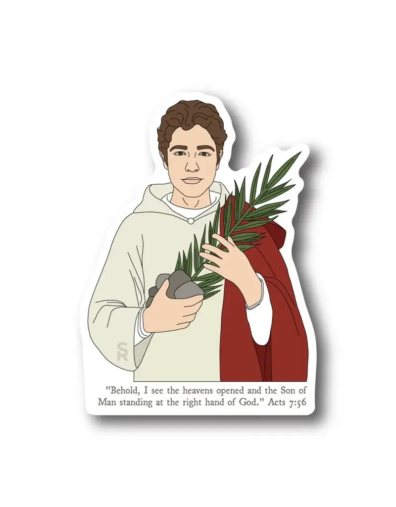 Sock Religious St. Stephen Sticker | Sock Religious