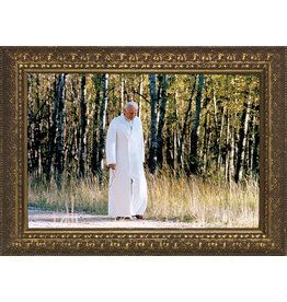 Catholic to the Max 8" x 12" Pope John Paul II Walking Rosary Framed Art