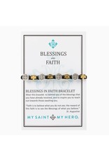 My Saint My Hero Blessings in Faith Bracelet - White/Mixed