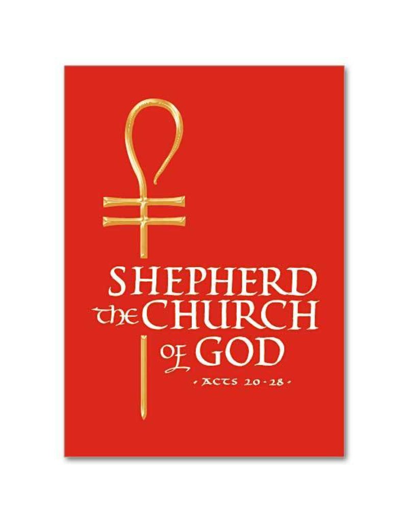 The Printery House Shepherd the Church of God, Bishop Ordination Card -  Queen of Angels Catholic Store
