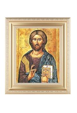 WJ Hirten Christ the All Knowing (Gold Frame)
