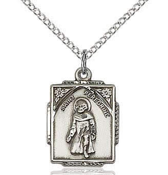 925 Sterling Silver St Peregrine Medal