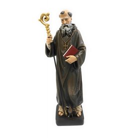 Avalon Gallery 8" St. Benedict Resin Statue