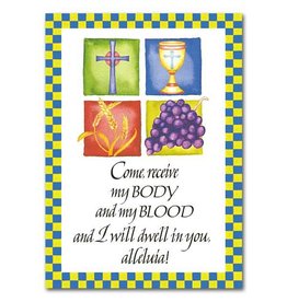 The Printery House Come Receive My Body and My Blood First Communion Card