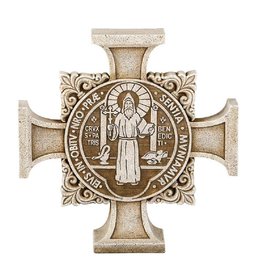 Avalon Gallery Saint Benedict Stepping Stone Cross