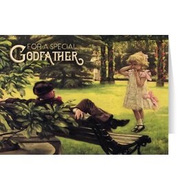 Catholic to the Max Special Godfather Greeting Card