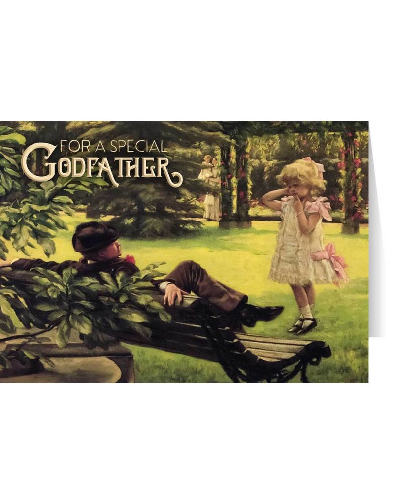 Catholic to the Max Special Godfather Greeting Card