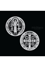 CatholiCar St. Benedict Medal Front and Back Decals