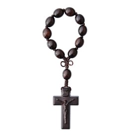 Sine Cera One Decade Rosary Jujube Wood Oval 12mm