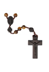 Sine Cera Tiger Eye -Jujube Wood 6mm Rosary