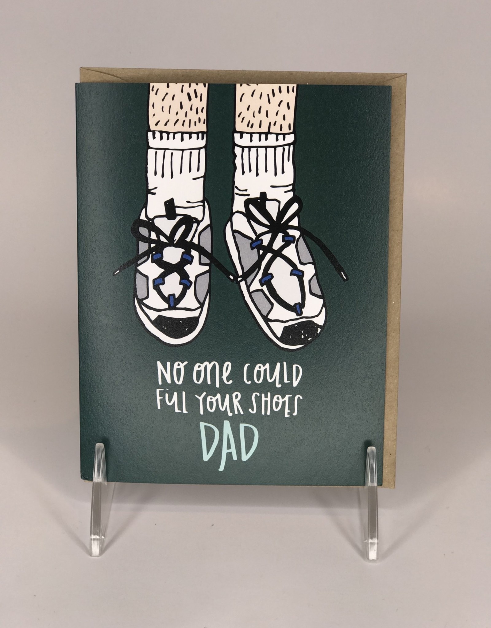 Black Lab Studio Card- Dad Shoes
