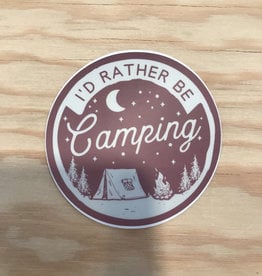 Stickers Northwest Sticker- I'd Rather Be Camping