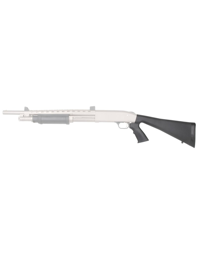 ATI Shotgun Pstl Grip Buttstock Glass-Reinforced Poly Black