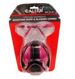 Allen Orchid Woman’s Shooting Muff & Glasses Combo