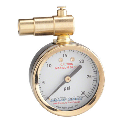 Meiser Presta-Valve Dial Gauge with Pressure Relief