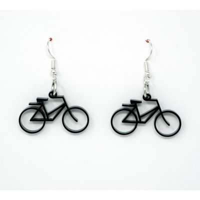 Angel City Lasercraft Acrylic Bicycle Earrings
