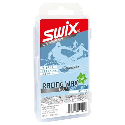 Swix Blue Biodegradable Racing Wax 60g