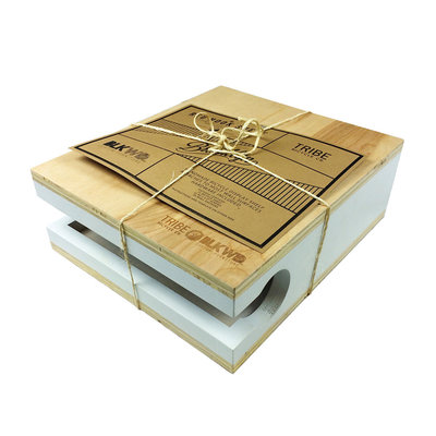 Tribe Red Hook Shelf - Nat. & White Finish