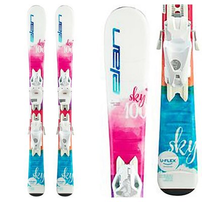 Elan Kids' Sky QS Skis w/EL 7.5 GW Shift Bindings 2021