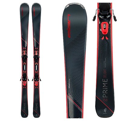 Elan Women's Delight Prime Black Skis with ELW 9 GW Blk/Cor Bindings 2020