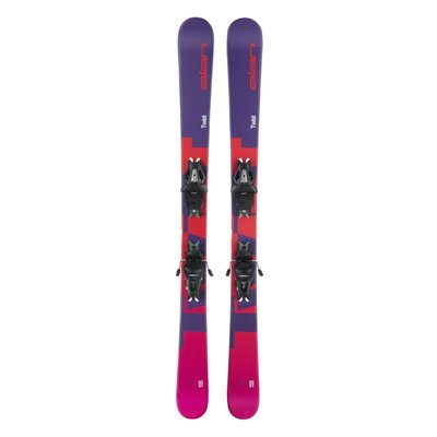 Elan Kids' Twist LS Skis w/ EL 10.0 GW Blk/Blk Bindings 2020