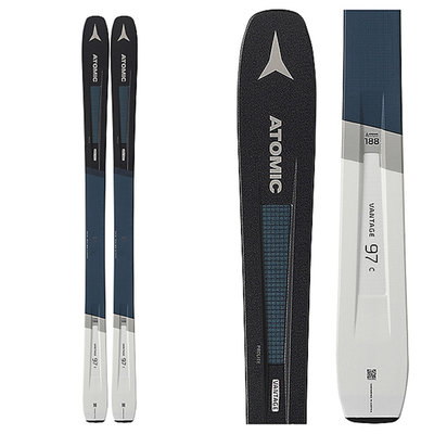 Atomic Vantage 97 C Skis (Ski Only) 2020 Blue/Grey