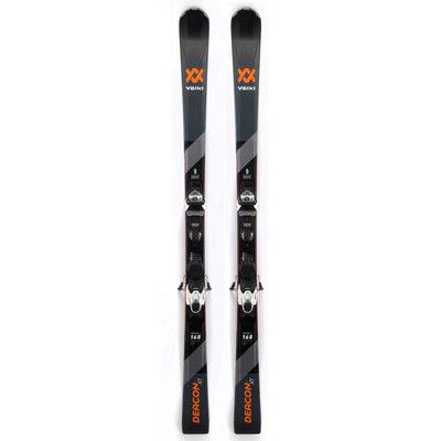 Volkl Deacon XT Skis w/VMotion 10 GW Blk/Wht Bindings 2020