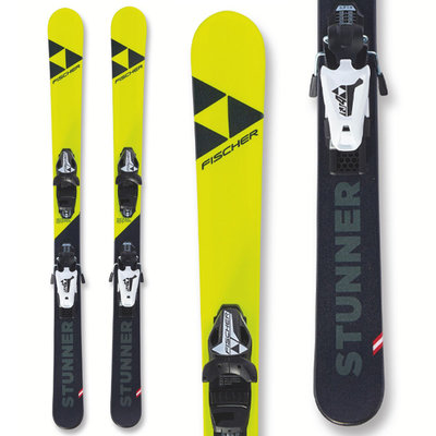 Fischer Jr Stunner Skis w/FJ7 GW AC SLR Bindings 2020