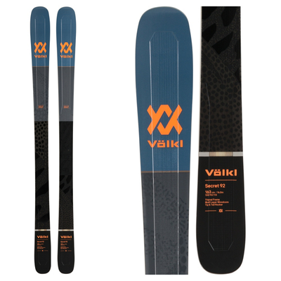 Volkl Women's Secret 92 Flat Skis (Ski Only) 2020