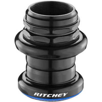Ritchey Logic 1-1/8" Threaded Headset: EC30/25.4 EC30/26, Black