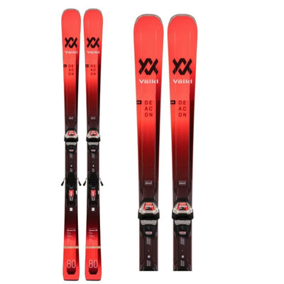 Volkl Deacon 80 Skis w/Lowride XL 13 FR GW Bindings 2021