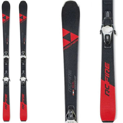 Fischer RC Fire Skis w/RS 9 GW SLR Bindings 2021
