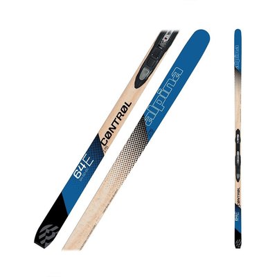 Alpina Control 64E Metal Edge Mounted XC Ski w/Rottefella NNN Tour Auto Bindings 2022
