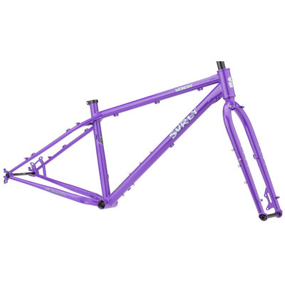 Surly Wednesday Fat Bike Frameset - 26" Steel All-Natural Grape