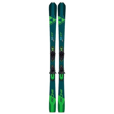Fischer RC One 82 GT Twin Powerrail Skis w/RSW 11 Powerrail Bindings 2021