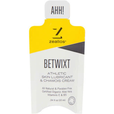 Zealios Betwixt Chamois Cream 10ml Pocket Packet 0.34 fl oz Philbrick s Ski Board Bike