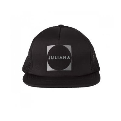 Juliana Logo Trucker Hat Black