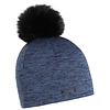 Turtle Fur Comfort Shell Stria Pom Pom Beanie