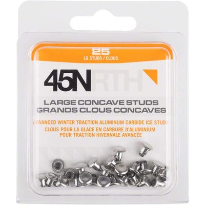 45NRTH Large Concave Carbide Aluminum Studs - 25 Pack