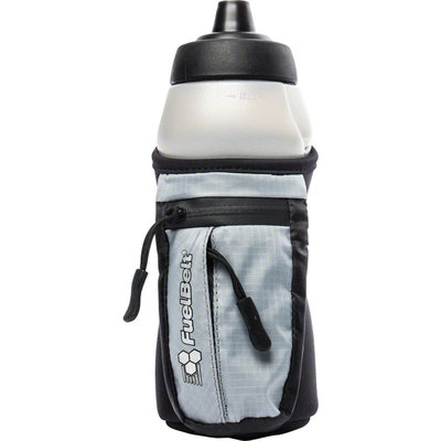 FuelBelt Helium Enduro Fuel Hand-held Hydration: Black/Gray, 16oz