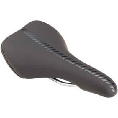 MSW Youth Long Saddle - Steel, Black