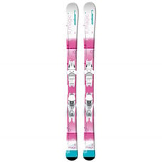 Elan Kids' Lil Magic QS Skis w/EL 4.5 GW Shift White Bindings 2022