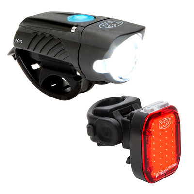 NiteRider Swift 300 and Vmax+ 150 Combo Front and Rear Light Set