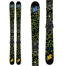 K2 Kids' Poacher Jr Skis w/FDT 4.5 Bindings 2023