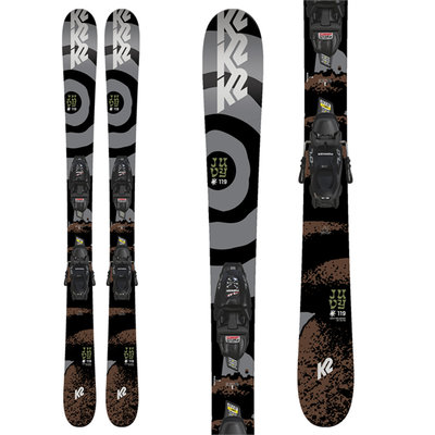K2 Kids' Juvy Skis w/FDT 4.5 Bindings 2023