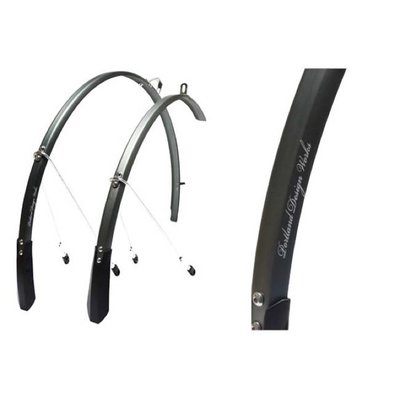 Portland Design Works Poncho Road Fenders: 30mm, 700 x 23, Black