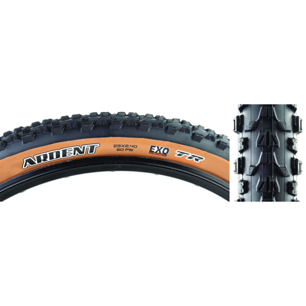 Maxxis Ardent Tire 29x2.4 Black DSK Fold 60 Dual Compound EXO Tubeless Ready  - Philbrick's Ski, Board, & Bike
