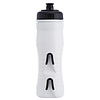 Fabric Cageless Insulated Water Bottle White/Black 525ml
