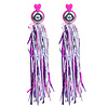 Sunlite Heart Combo Bell and Streamers Pink/Purple Pair