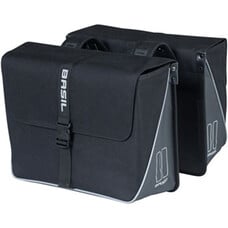 Basil Forte Double Pannier - 35L, Black